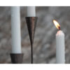Snake Ljusstake, L - Matt Silver - Bild 3