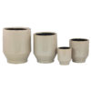 Diva Glaserad Kruka, Small - Blank Beige