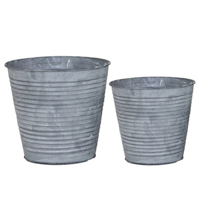 Linus Zinkkruka 2 set, Large - Natural Zink