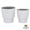 Ravelli Betong Kruka, Medium - Antik Vit - Bild 7