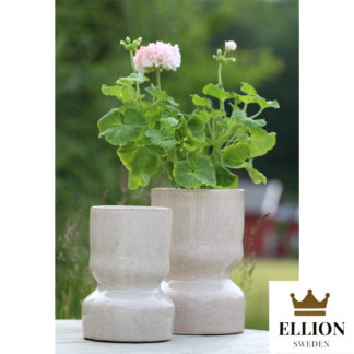 Platini Glaserad Kruka, Medium - Blank Ljusrosa