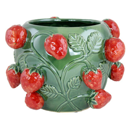 Jordgubb Glaserad Urna - Green/Red (2/fpk) - Bild 2