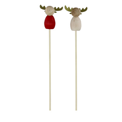 Älgen Sticks, 2 Mix - Röd och Natur
