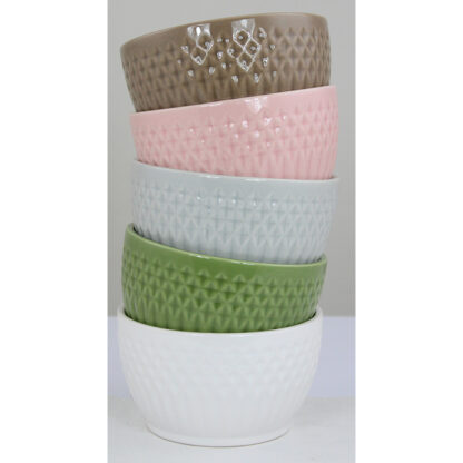 Sandra Glaserad Kruka, 3 set - Rosa (8/fpk) - Bild 2