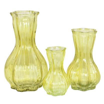 Liljan Glasvas, Medium - Gul (12/fpk)