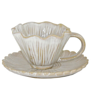 Morran Kaffekopp Plantering m. Fat, Medium - Beige (12/fpk)