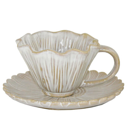 Morran Kaffekopp Plantering m. Fat, Medium - Beige (12/fpk)