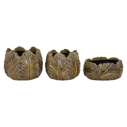 Selma Kruka i Stengods, Small - Brun (8/fpk)