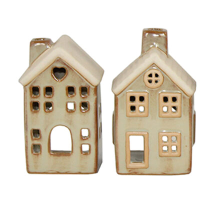 Stenhus 2 Mix, Small - Beige (24/fp)