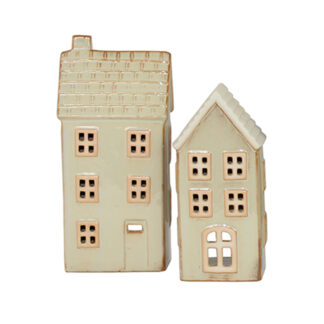 Stenhus 2 Mix, Large - Beige (12/fp)