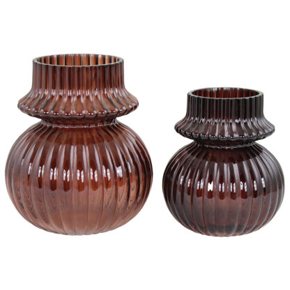 Tuula Glasvas, Small - Brun (12/fpk)