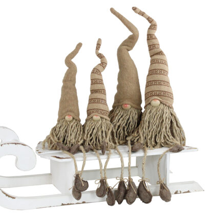 Albert Sittande Tomte, 2 Mix Large - Mixade Luvor Beige (12/fp) - Bild 2
