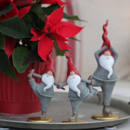Yoga Tomte, 2 Mix Small - Röd (36/fp) - Bild 2