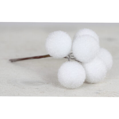 Snöboll, Medium - White (48/fpk)
